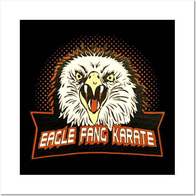 Vintage Eagle Fang Karate Wall Art by RAINYDROP